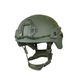 Шолом MICH 2000 з кріпленням Helmet PE NIJ IIIA.44 Хакі 7028 фото 1