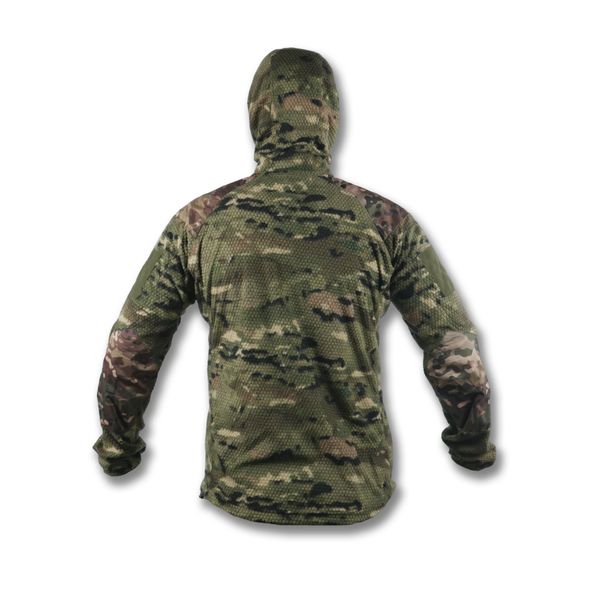 Кофта флісова з капюшоном Kiborg Jacket Grid Fleece Multicam S 1243-S фото