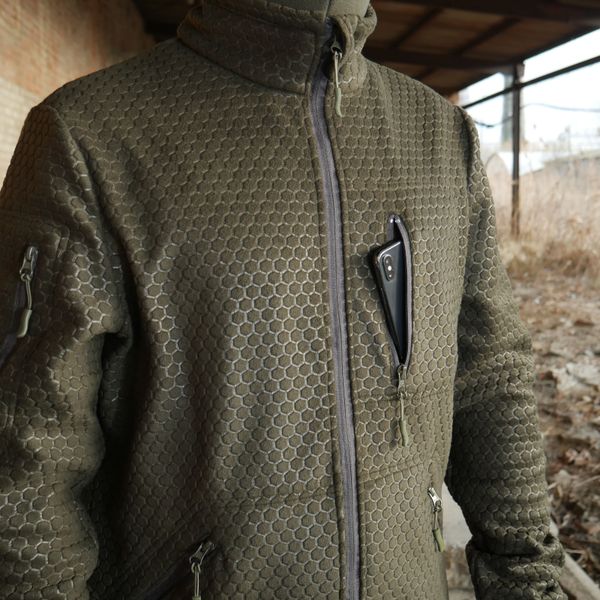 Флісова кофта Militex Windblock Tactical Khaki mod. 4 S 1239-S фото