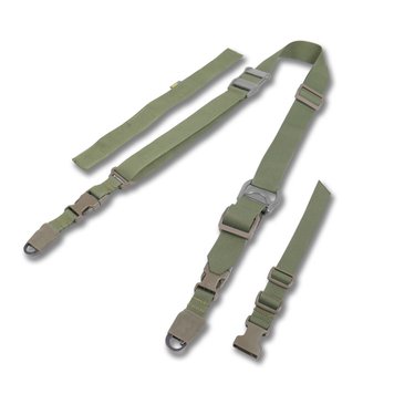 Ремінь 2-точковий Kiborg Gun Sling G-2 з пряжкою швидкого регулювання Triple-X Olive 8030 фото