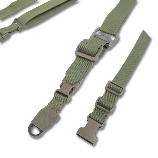 Ремінь 2-точковий Kiborg Gun Sling G-2 з пряжкою швидкого регулювання Triple-X Olive 8030 фото